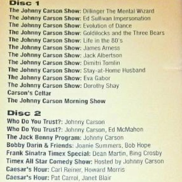 Best of Johnny Carson and Friends DVD 4-DVD Set - Picture 3 of 7